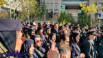 تصاویر + تجمع جمعی از مهمانداران کشور عزیزمان ایران ایر در محل وزارت راه و شهرسازی